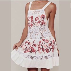 For Love and Lemons Cecelia Mini Lace Dress XS